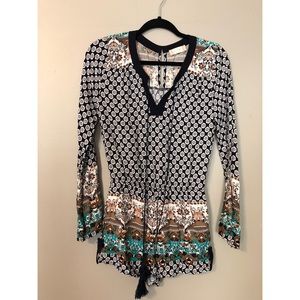 Alter’d State long sleeve romper WITH POCKETS